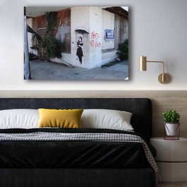 Wallity 70100BANKSY009 Lienzo Decorativo Multicolor 70 x 100 cm